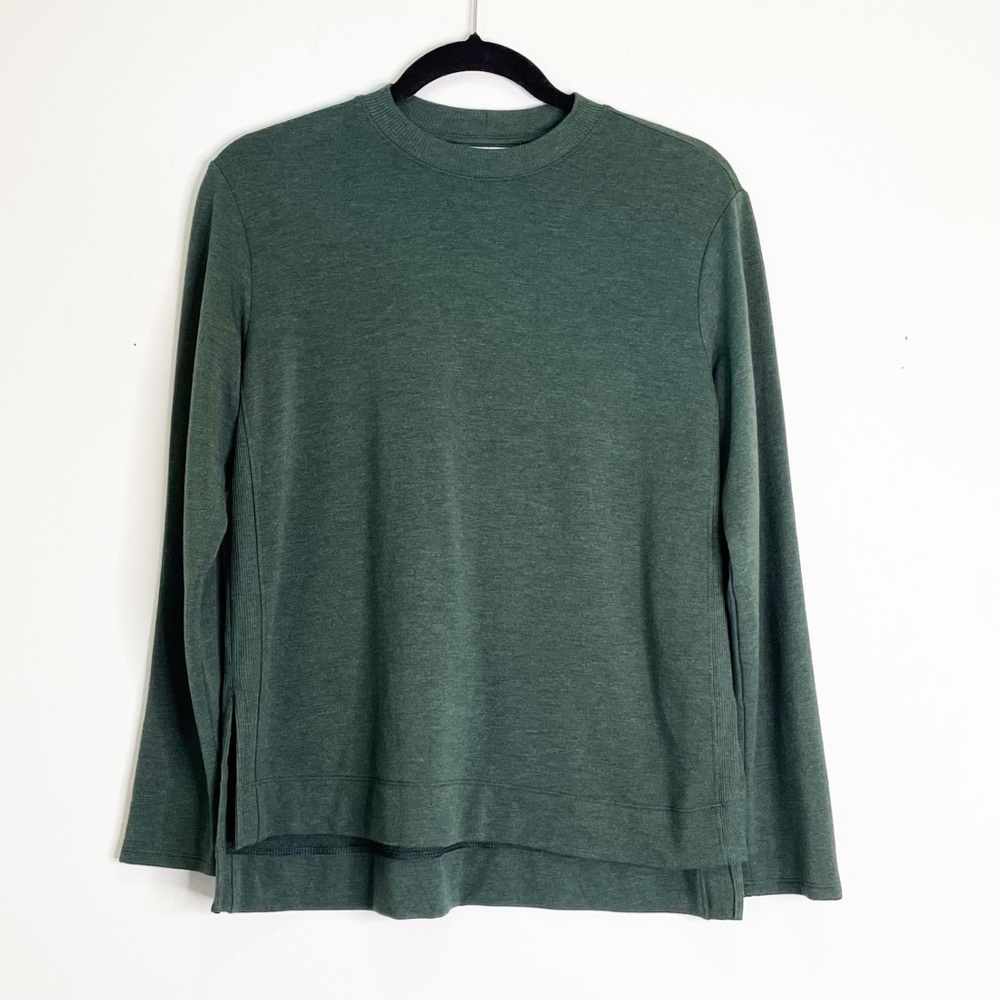 PURE JILL cozy long sleeve sweater